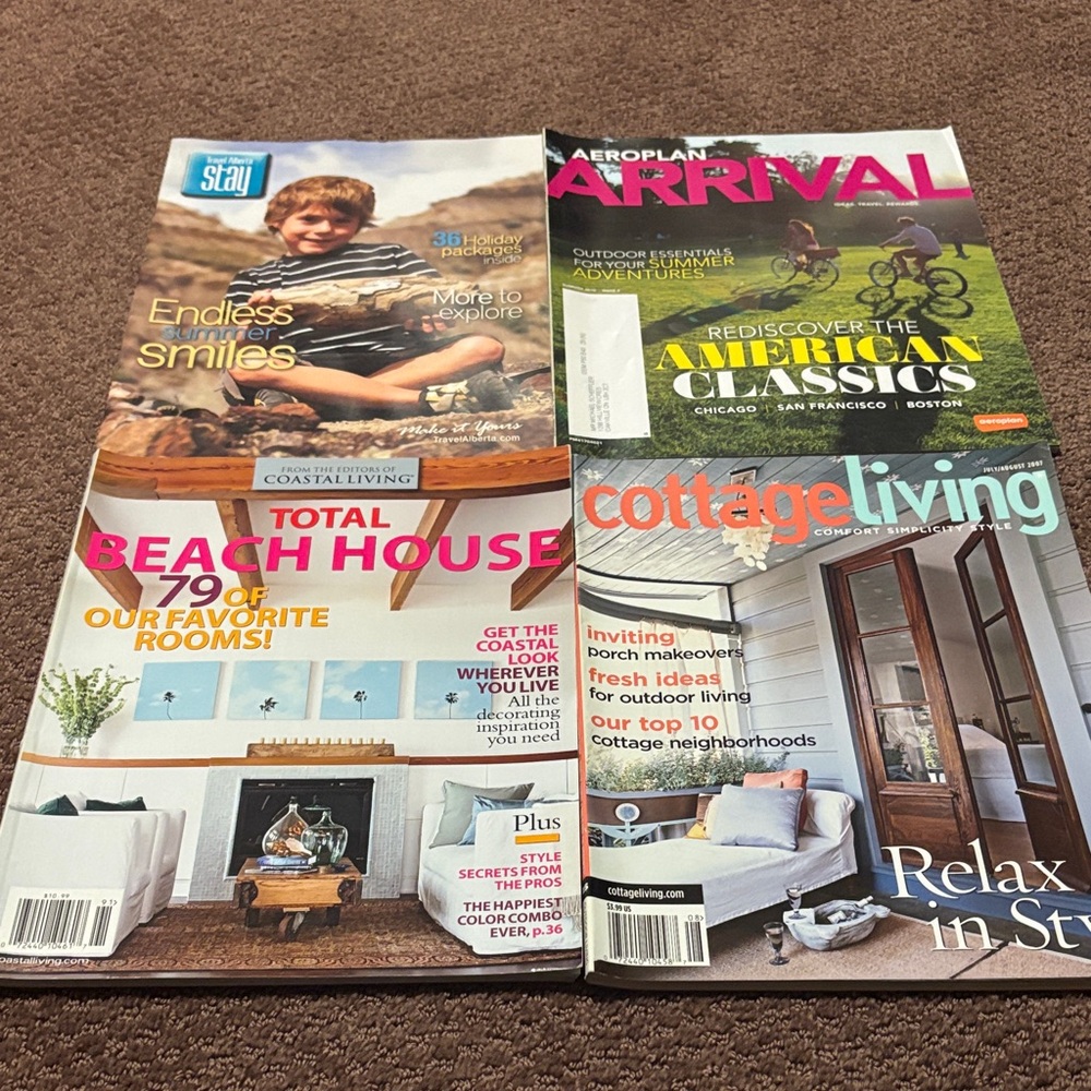 Set of Lifestyle and Travel Magazines